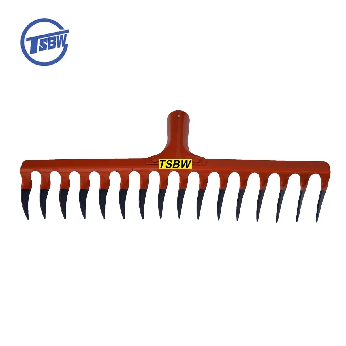 Garden Farming Digging Hand Tool Leaf Lawn Carbon Steel Twist Tooth Rake