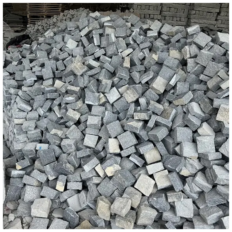 Chinese Dark Grey Granite G654 Outdoor Cubestone