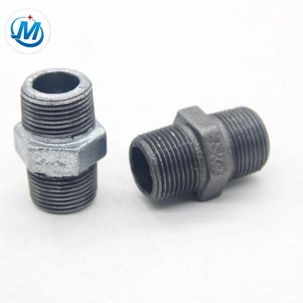 Black Iron Hexagon Nipples Gi Pipe Fitting
