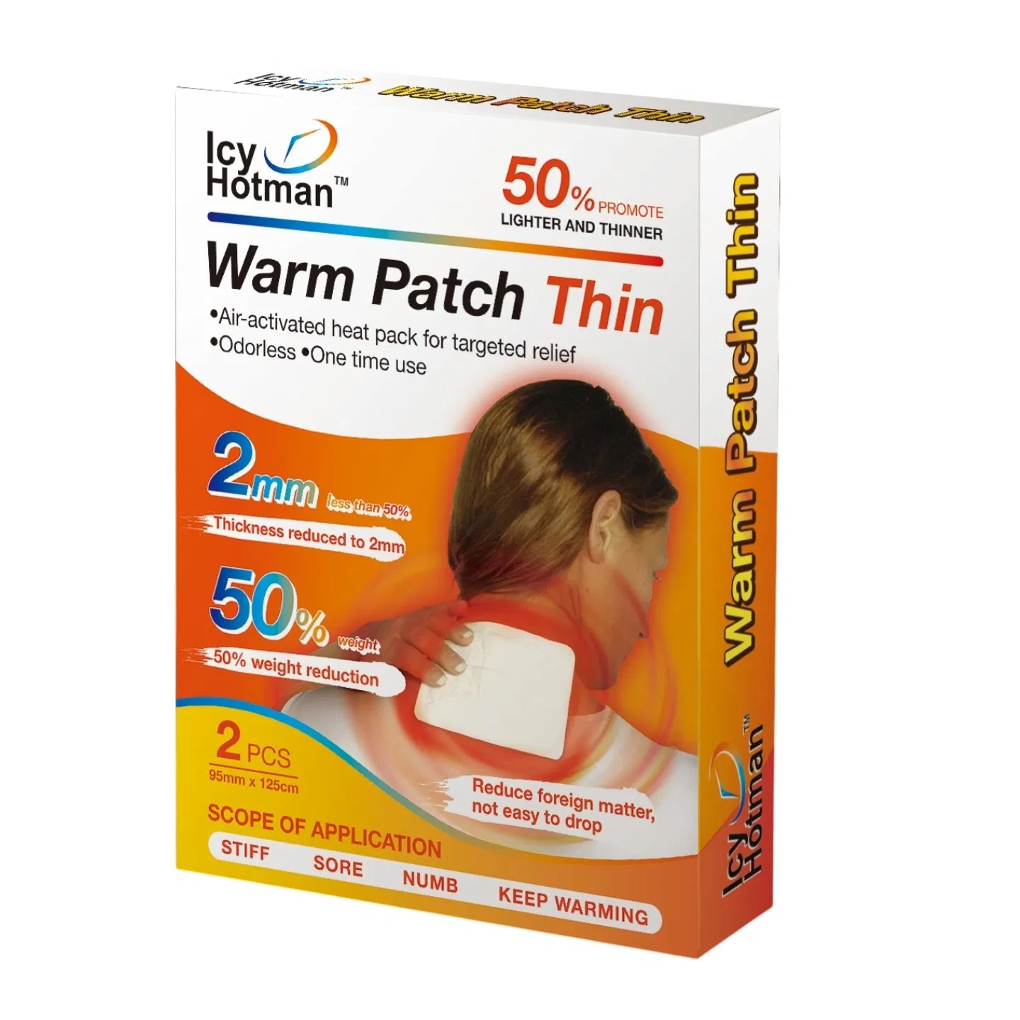 OEM Customized Thin 10*13cm Body Warmer Heating Patch