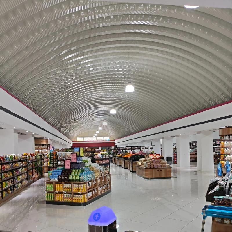 Customized Modern Easy-Installation Steel Structure Supermarket with Free Design