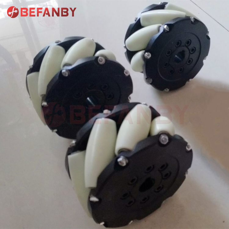 360 Degree 8 Inch Aluminum Alloy Factory Robot Mecanum Wheel