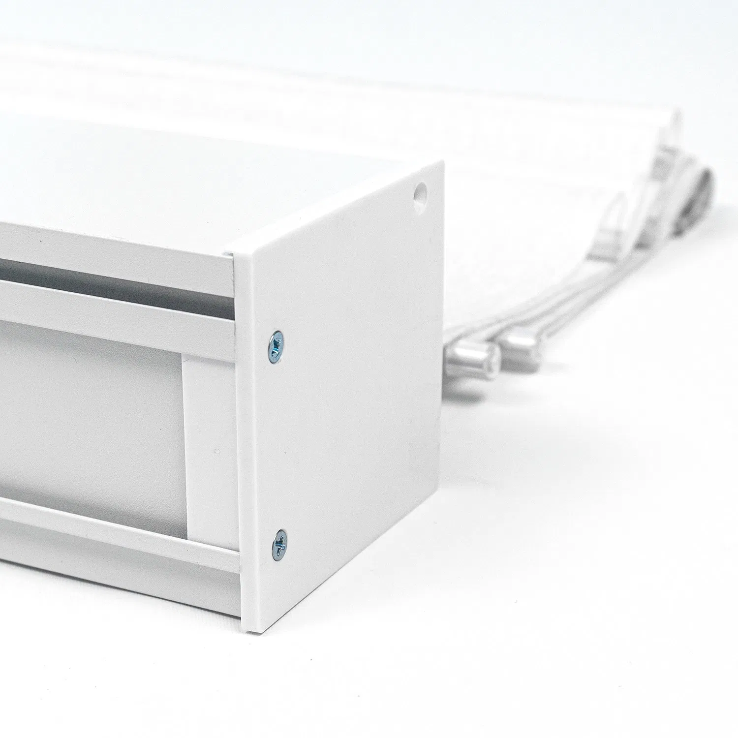 Customized Size Polyester Semi-Blackout Fabric Manual Window Blinds Cordless Roman Shades for Bedroom & Living Room