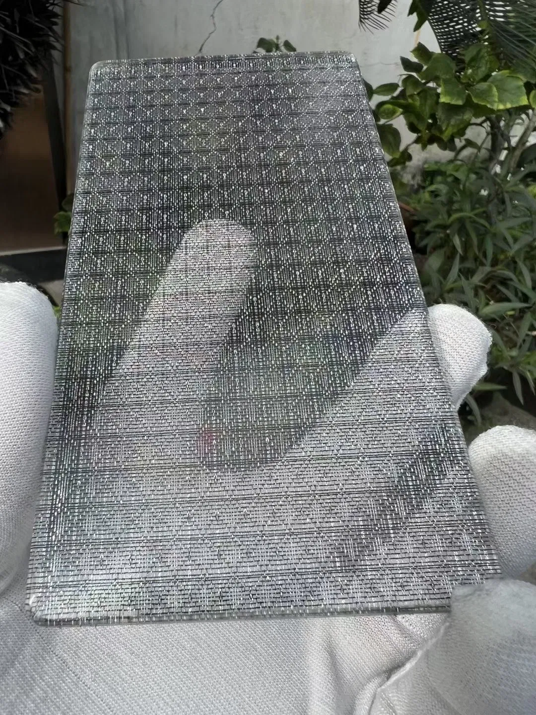Custom Metal Mesh Glass Panels Wired Laminated Glass