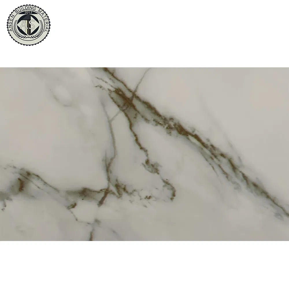 12mm Marble Surface Polished Slab Tiles White Porcelain Slab for Kitchen Countertop