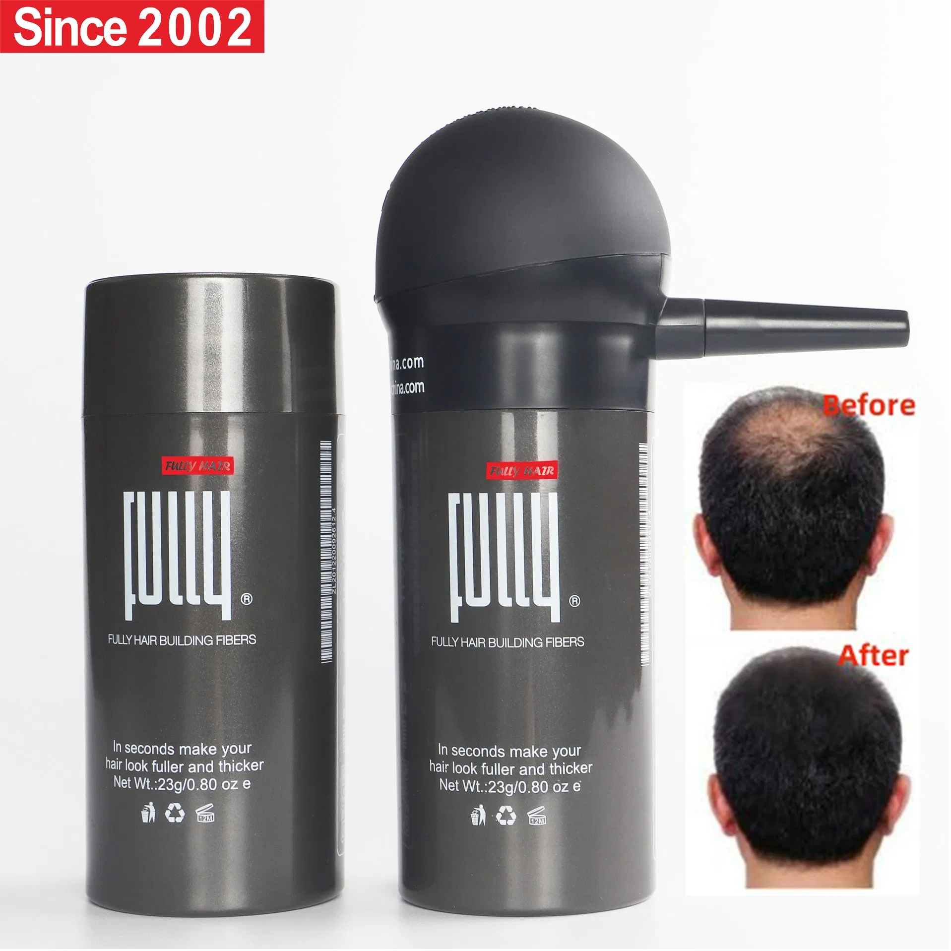 Волокна для увеличения объема волос Fully Hair Building Fibers