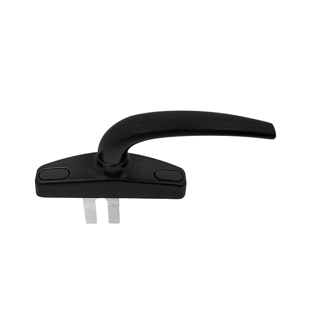 Keyi Metal Kbz12 Casement Window Aluminum Alloy Keyless Locking Lever Handle Grip Black
