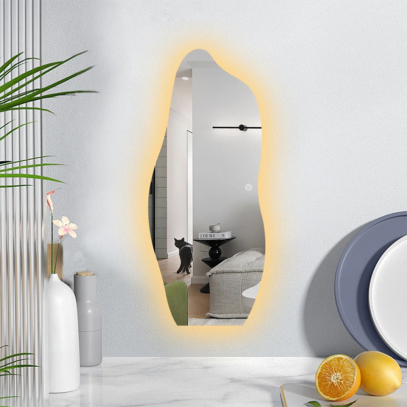 Elegant Backlit Full Length Mirror for Home Decor