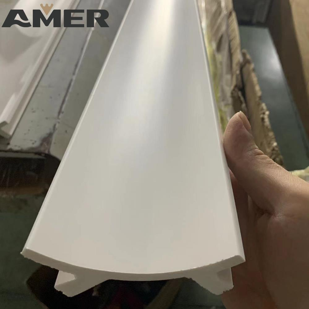 High Quality PS Foam Skirting Board Line Easy Install Floor Wall Baseboard Molding for Sale