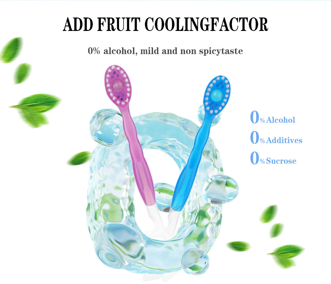 Multifunctional Mini Disposable Toothbrush Fresh Breath Cleaning Oral Travel Portable New Explosive Bead Toothbrush Plastic