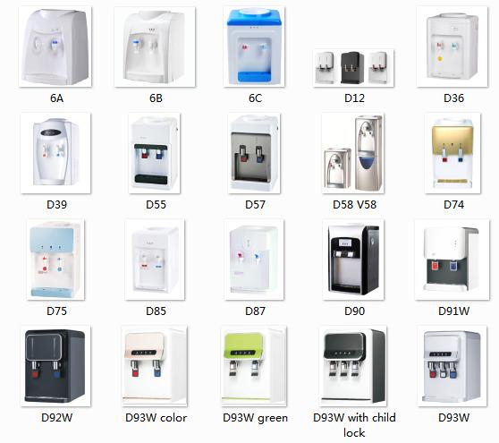 Countertop Bottled Hot & Cold Water Dispenser Desktop Water Cooler (D39)