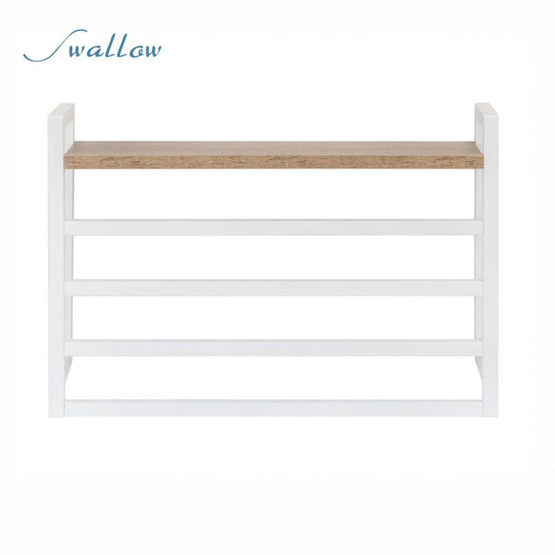 China Wall Mounted Electric Towel Warmer with Wooden Shelf