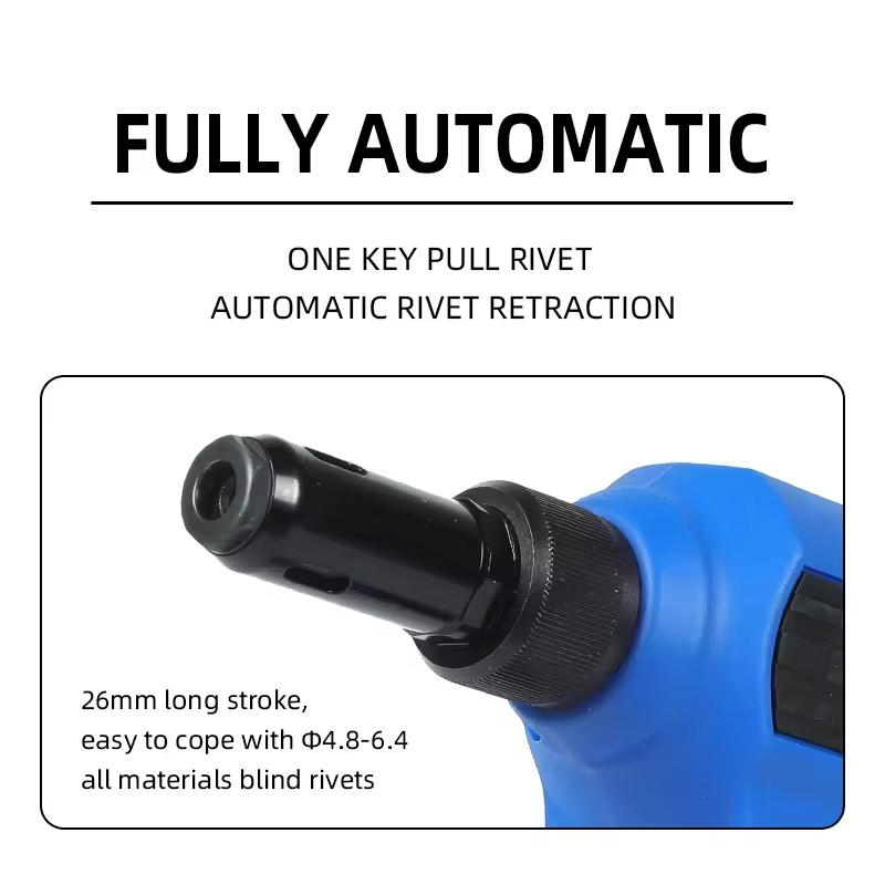Rl-HK6 Power Tools High Tensile Rivet Gun Lithium Rivet Gun for 4.8-6.4mm