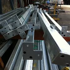 Hot DIP Galvanized Steel Column Welded