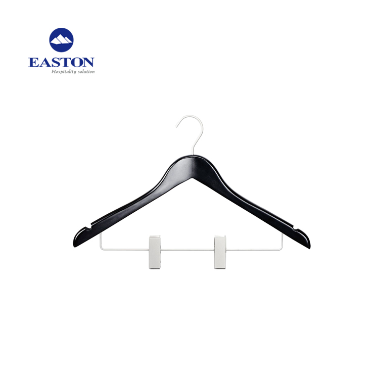 Hot Sale Plastic Material Hotel Clothes Hanger with Luxury Design