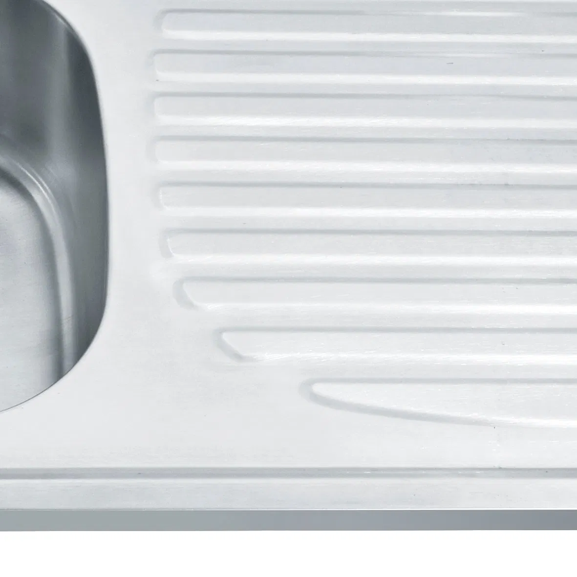 Factory Hot Sale Stainless Steel Kitchen Sink with Drainboard Durable Water Sink Washer