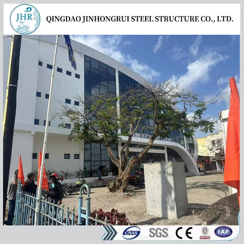 PU/EPS/Rockwool Wall/Roof Prefabricated Steel Structure Anti Rust Economical Building with Installation Structural Drawing