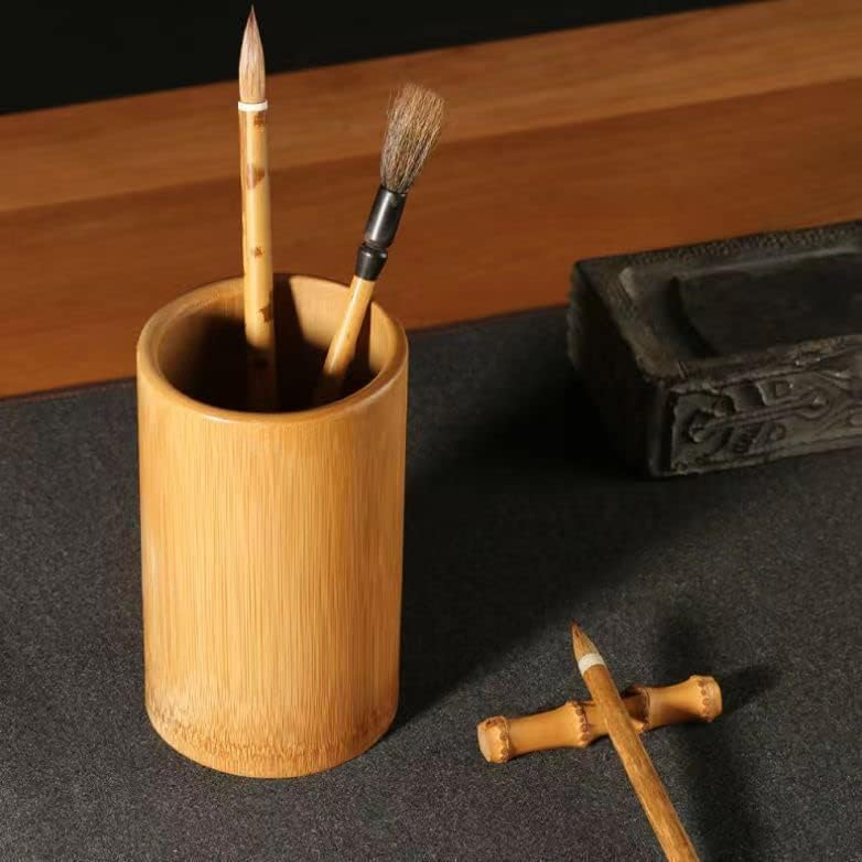 Бамбуковый органайзер для ручек и карандашей