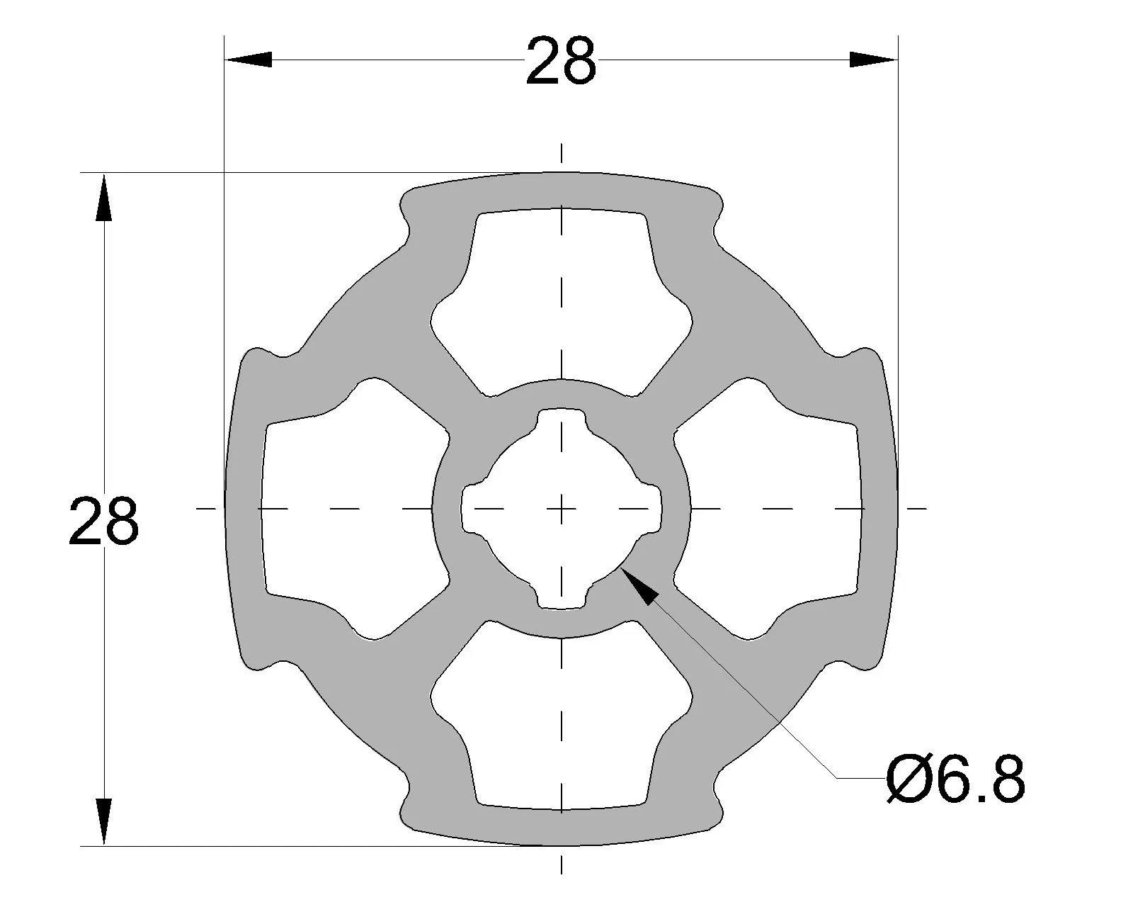 Aluminum Alloy Tube for Industrial Automation Assembly, Lean Rack and Workstation