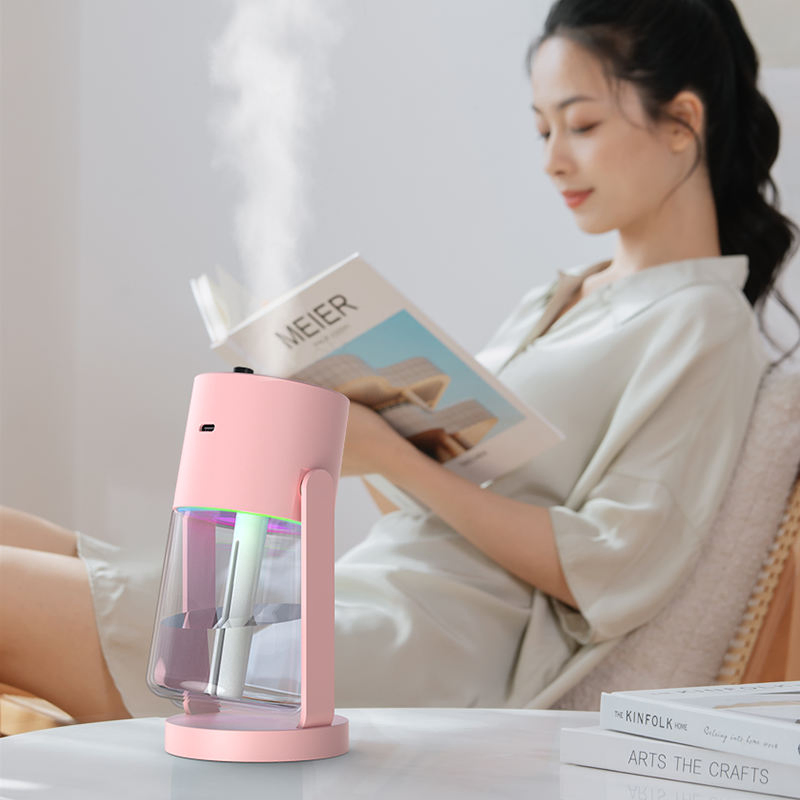 High Quality Small Night Light Shaking Portable Mini USB Humidifier Mist Aromatherapy