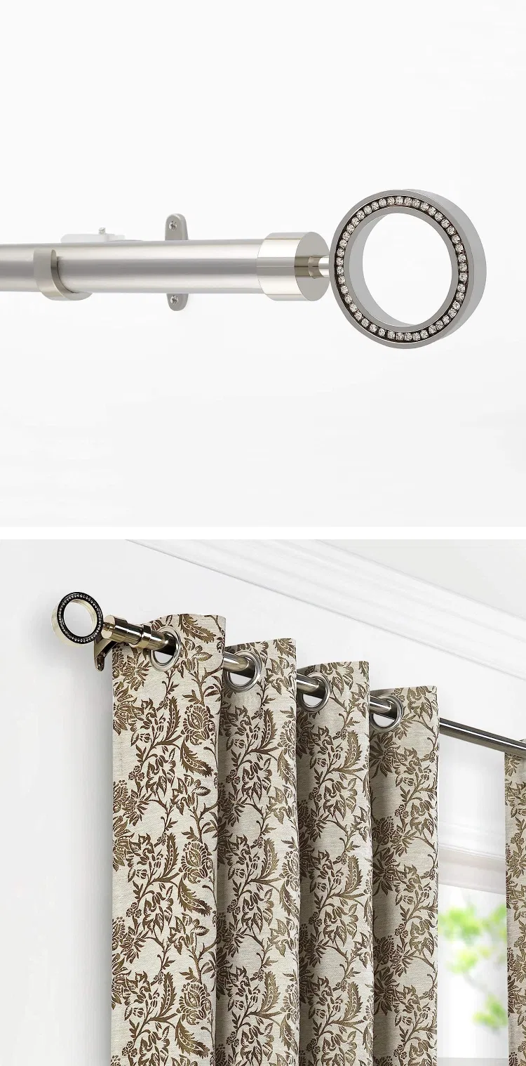 New Design Curtain Rod and Curtain Accessories Acrylic Curtain Rods