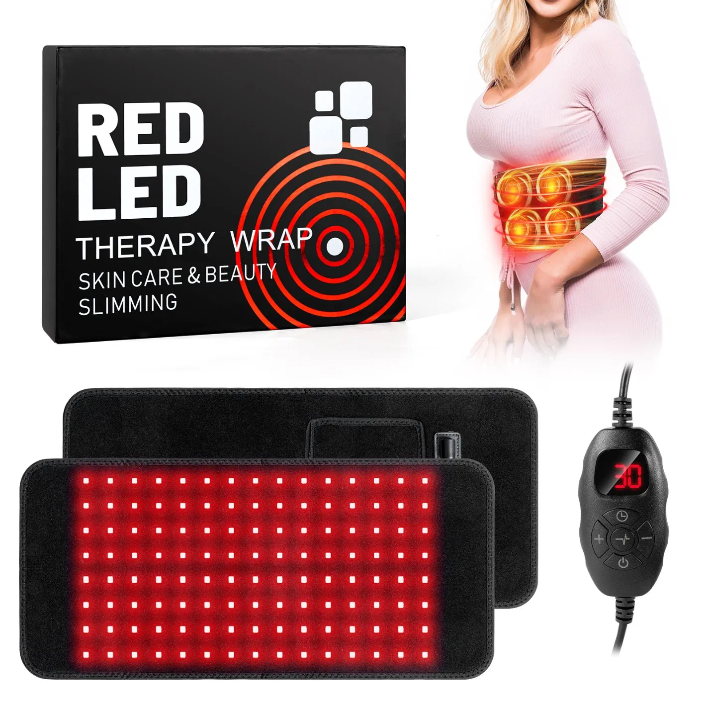 Custom Wearable Infrared LED Red Light Therapy Belt 660nm 850nm Factory Price