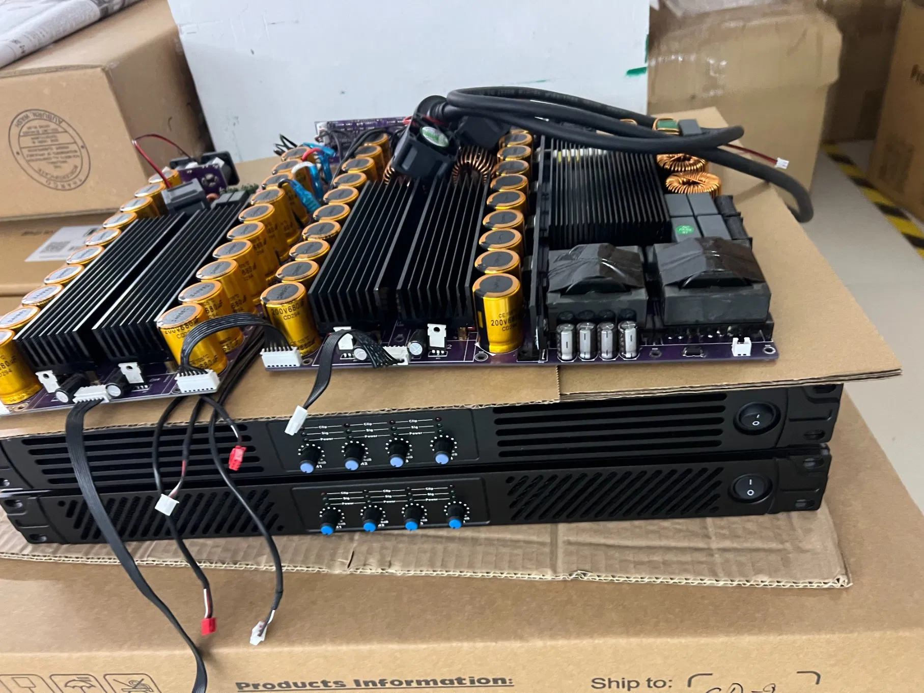 Усилитель мощности PA 1000W 2 канала для линейных массивов
