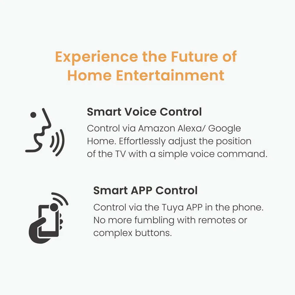 Customizable Large Flip Down Motorized Pitched Roof Vesa TV Mount