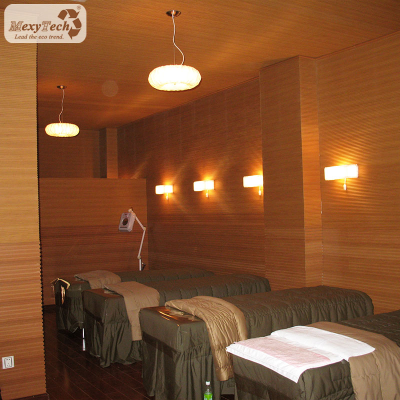 Wooden Grain PVC Indoor Wall Panels Designs for Decoration