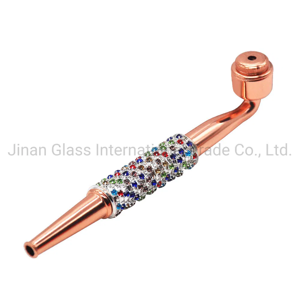 New Enamel Hollow Metal Pipe Smoking Pipe