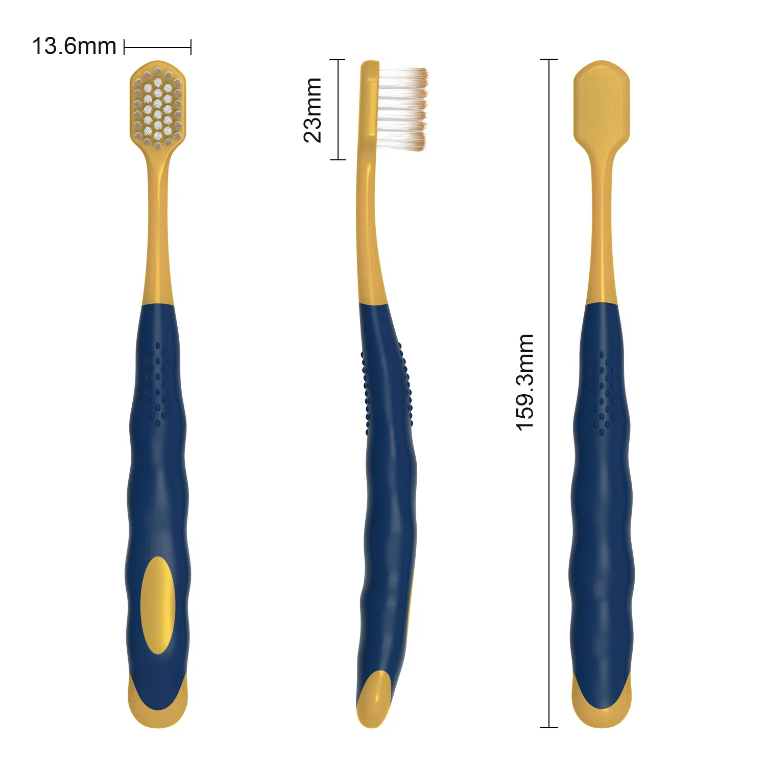 Upgraded Children Junior Wide Head Soft Manual Toothbrush All-Round Care of Teeth and Gums Kids Toothbrush Mold