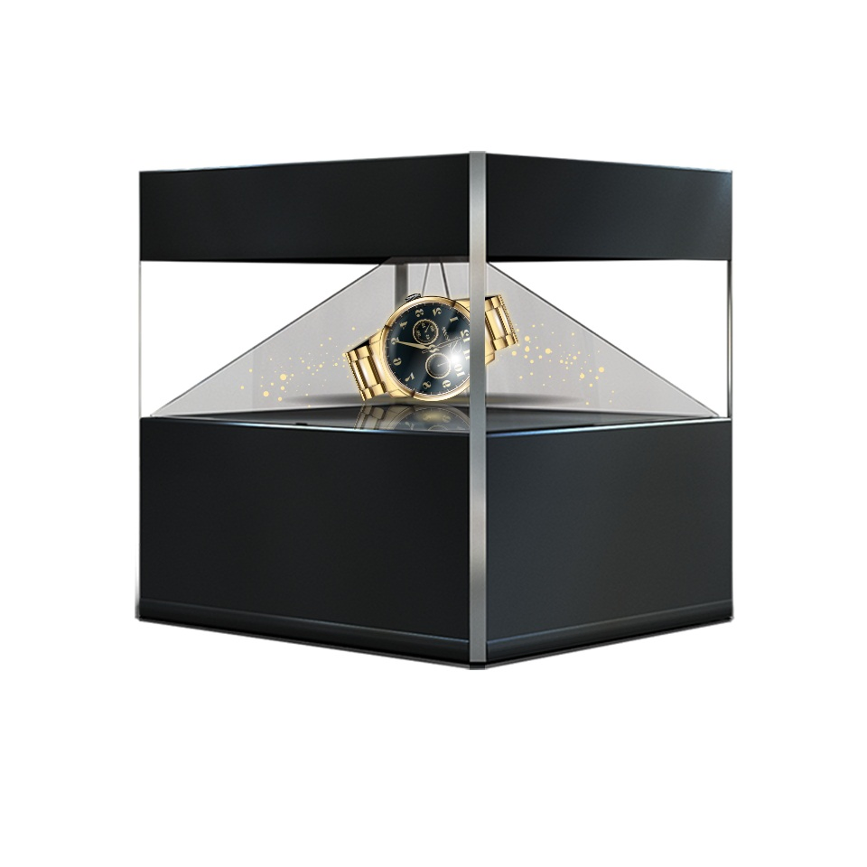 19inch Hologram Pyramid, 3D Holographic Showcase Display Projector Screen