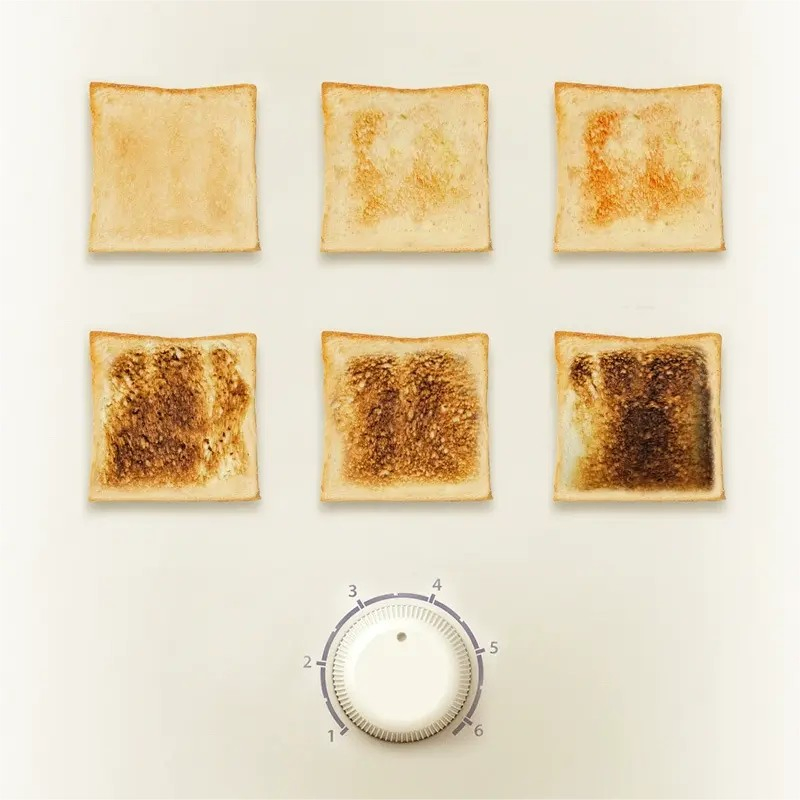 Compact Automatic Toaster for Home Use Small Breakfast Sandwich Maker Even Heating Bread Toasting Machine