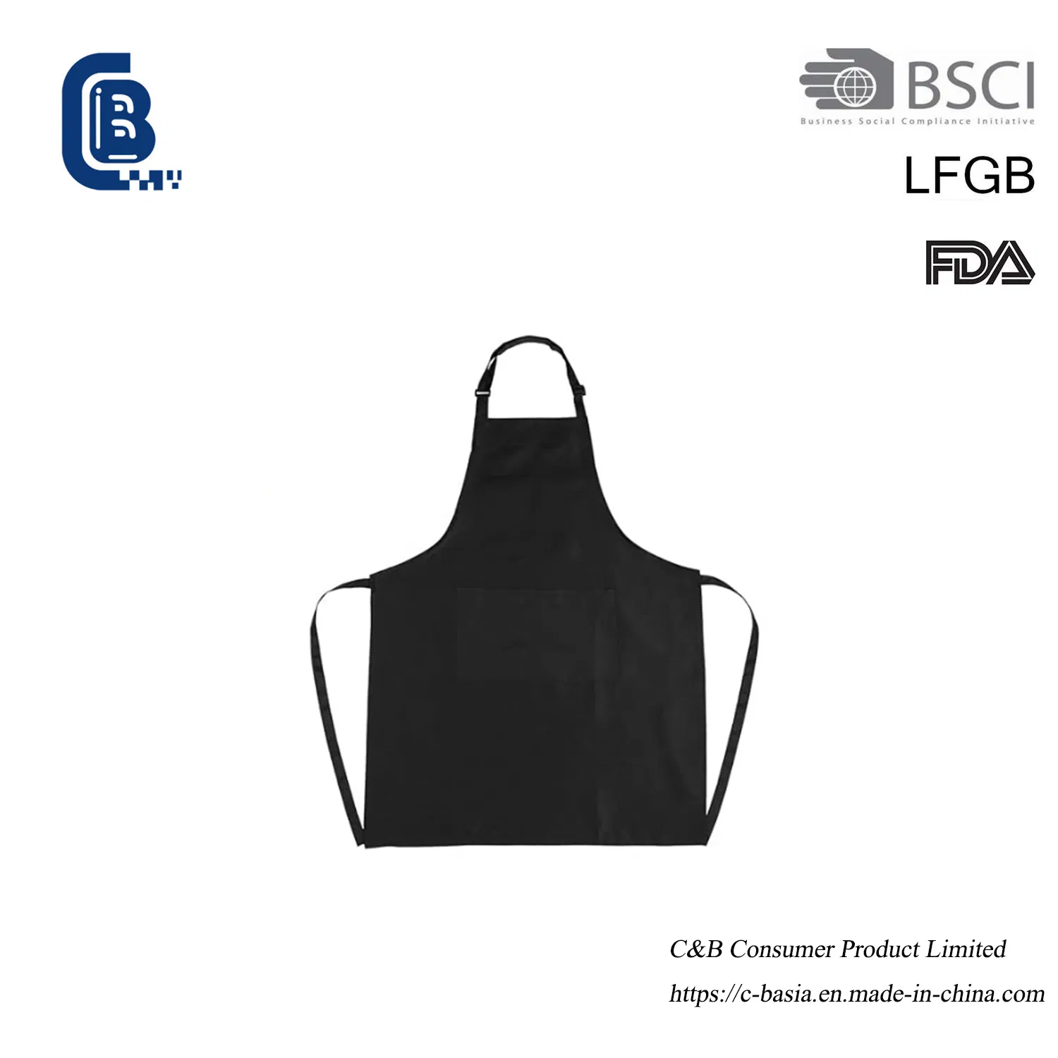 Durable Canvas Grill Chef Apron, BBQ Kitchen Cooking Aprons