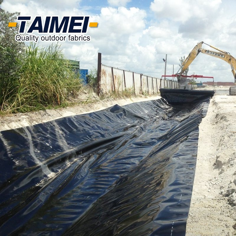 0.1-3.0mm Tear Resistance Geomembrane HDPE Shrimp Membrane Pond Liner for Mining Manufacture