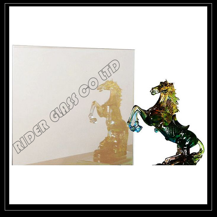 3-6mm Clear Soft Blue Coating Reflective Glass