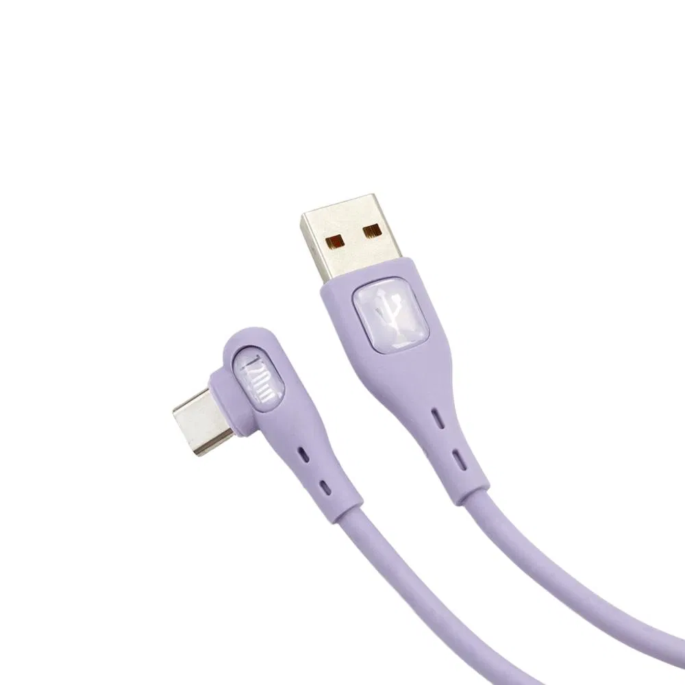 120W USB Cable Nylon Data Cable 2m Fast Charge Power Cable Mobile Phone Charger