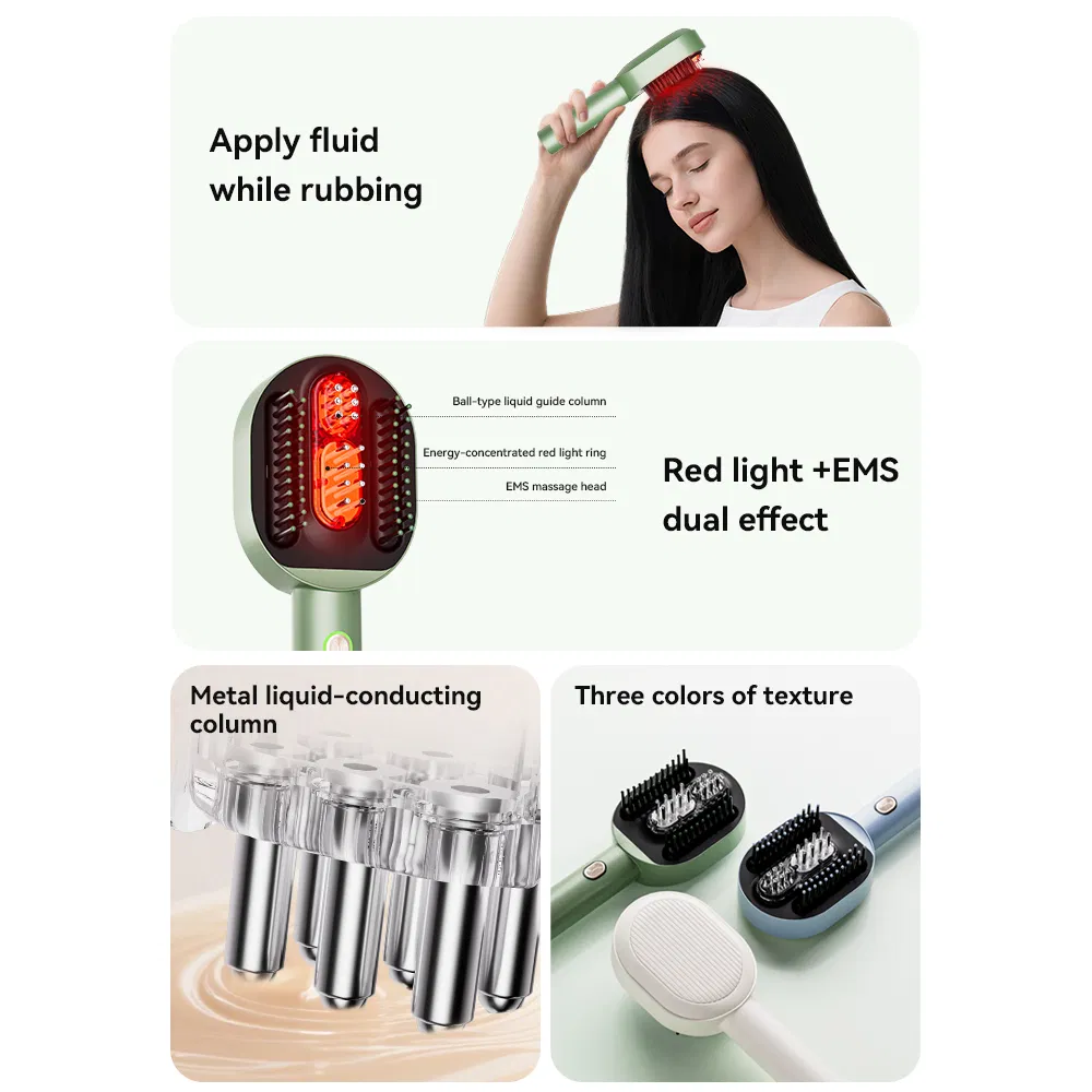 Профессиональный LED массажер для кожи головы