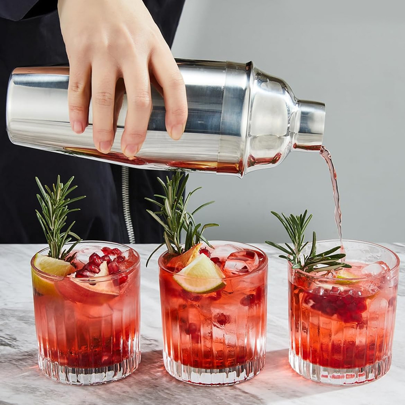 Bar Ware Stainless Steel Multiple Color Cocktail Shaker Metal Cans for Bartender