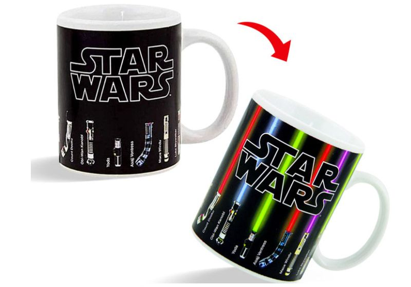 Ceramic Color Changing Mug Mug Printing Star Wars Patterns Ins Wind Heat Transfer Logo Image Color Changing Mugs