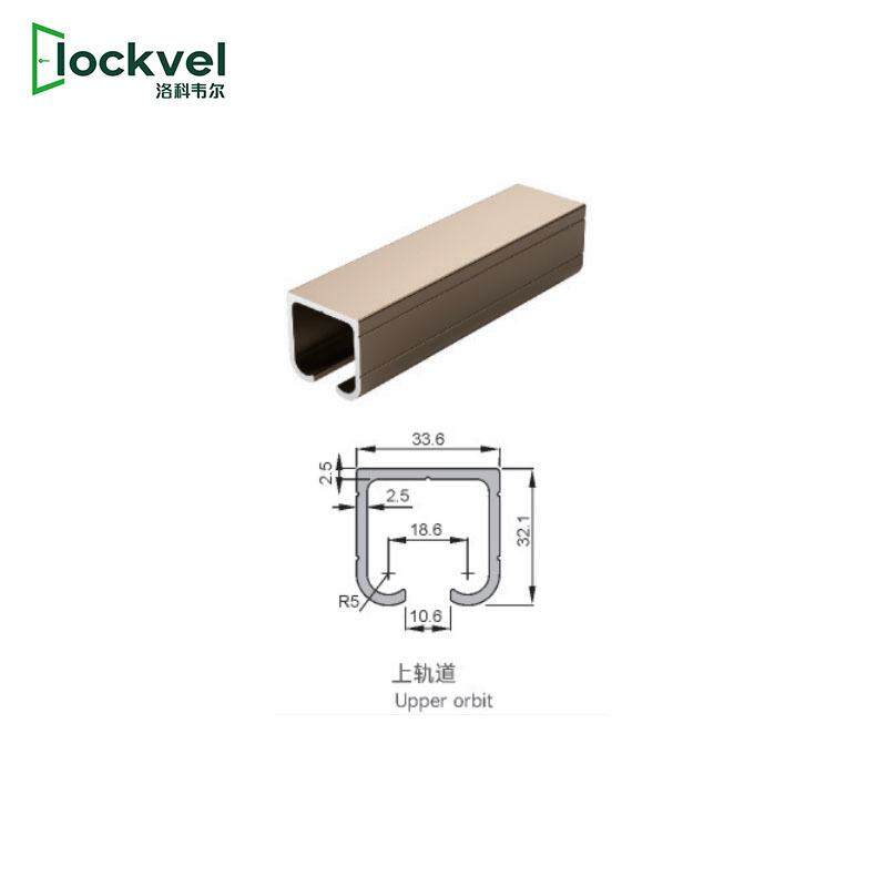 Popular Hot Sale 100kg Wooden Door Sliding Pulley System with Aluminum Track