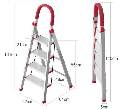 Steps Stainless Steel Foldable Ladder Low Prices