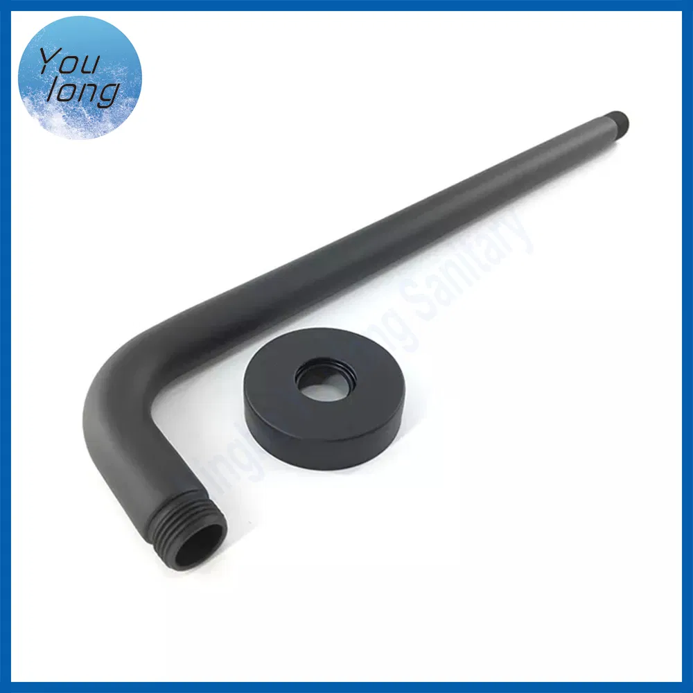 Bathroom Shower Arm Hardware Wall/Ceiling Mounted Brass Shower Arm for Rain Shower Head