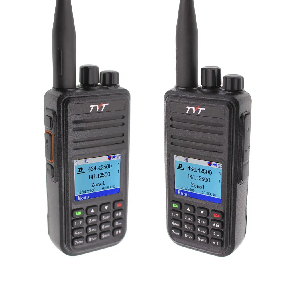 Tyt MD-UV380 100, 000 Contacts 5W AES256 Encryption Dual Band 2 Two Way Radio Walkie Talkie