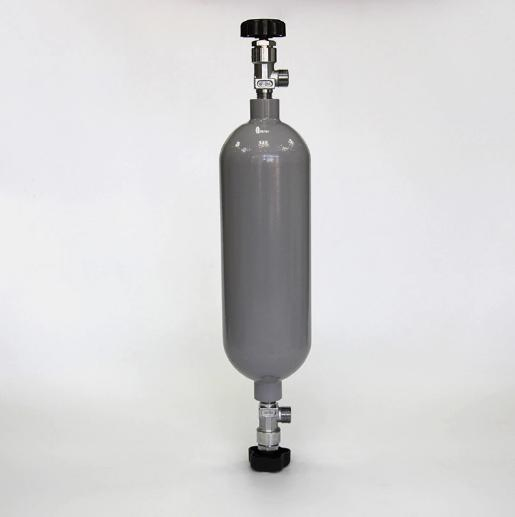 Double Ended Aluminum Alloy Seamless Stainless Steel High-Quality Gas Sampling Cylinder