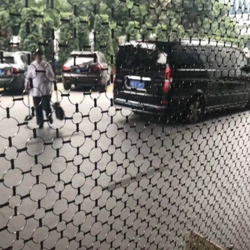 304, 316L 1.2mm Wire, 10mm Diameter Stainless Steel Metal Chain Mail Mesh, Ring Mesh for Protection, Decoration