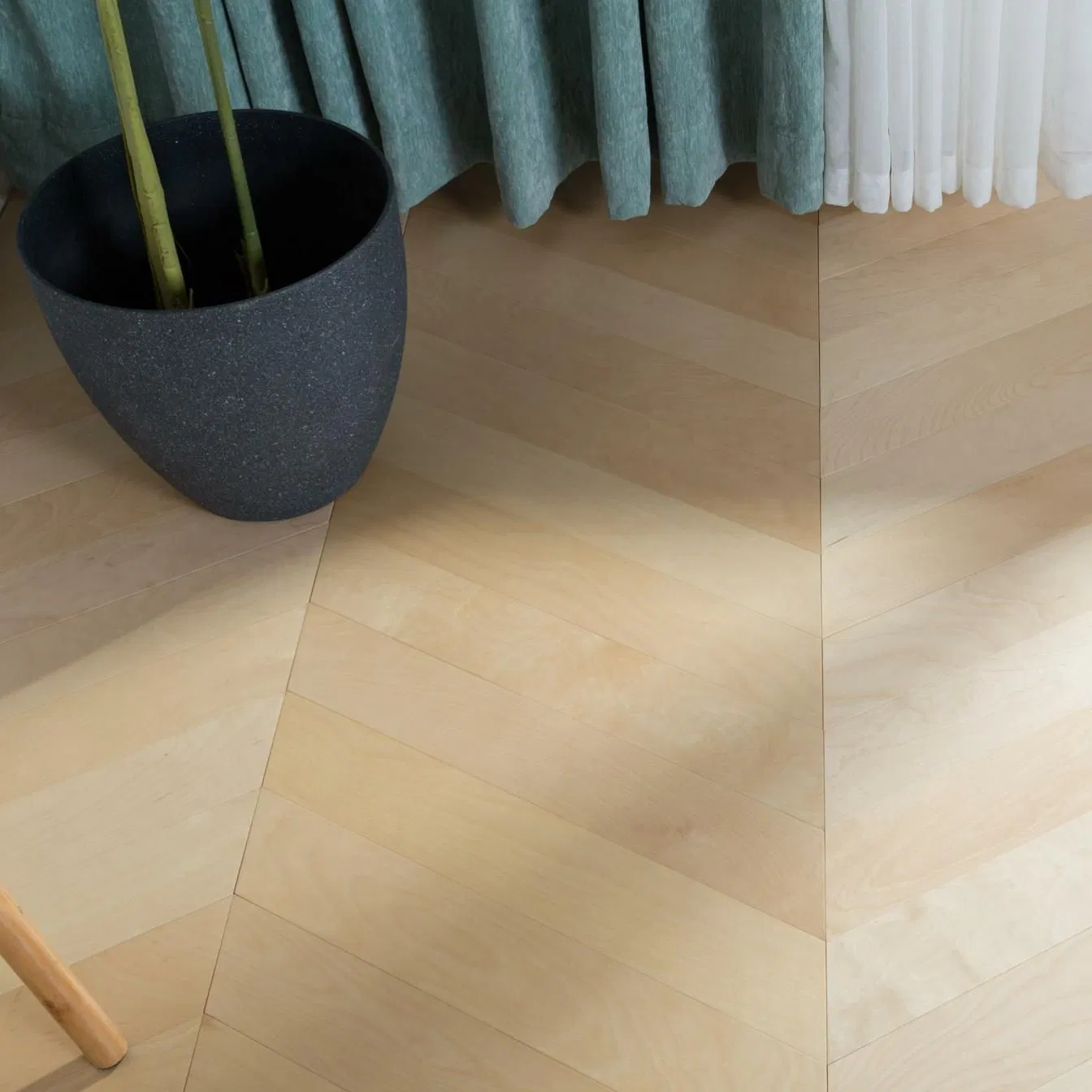 Инженерная паркетная доска Шеврон Береза 15мм