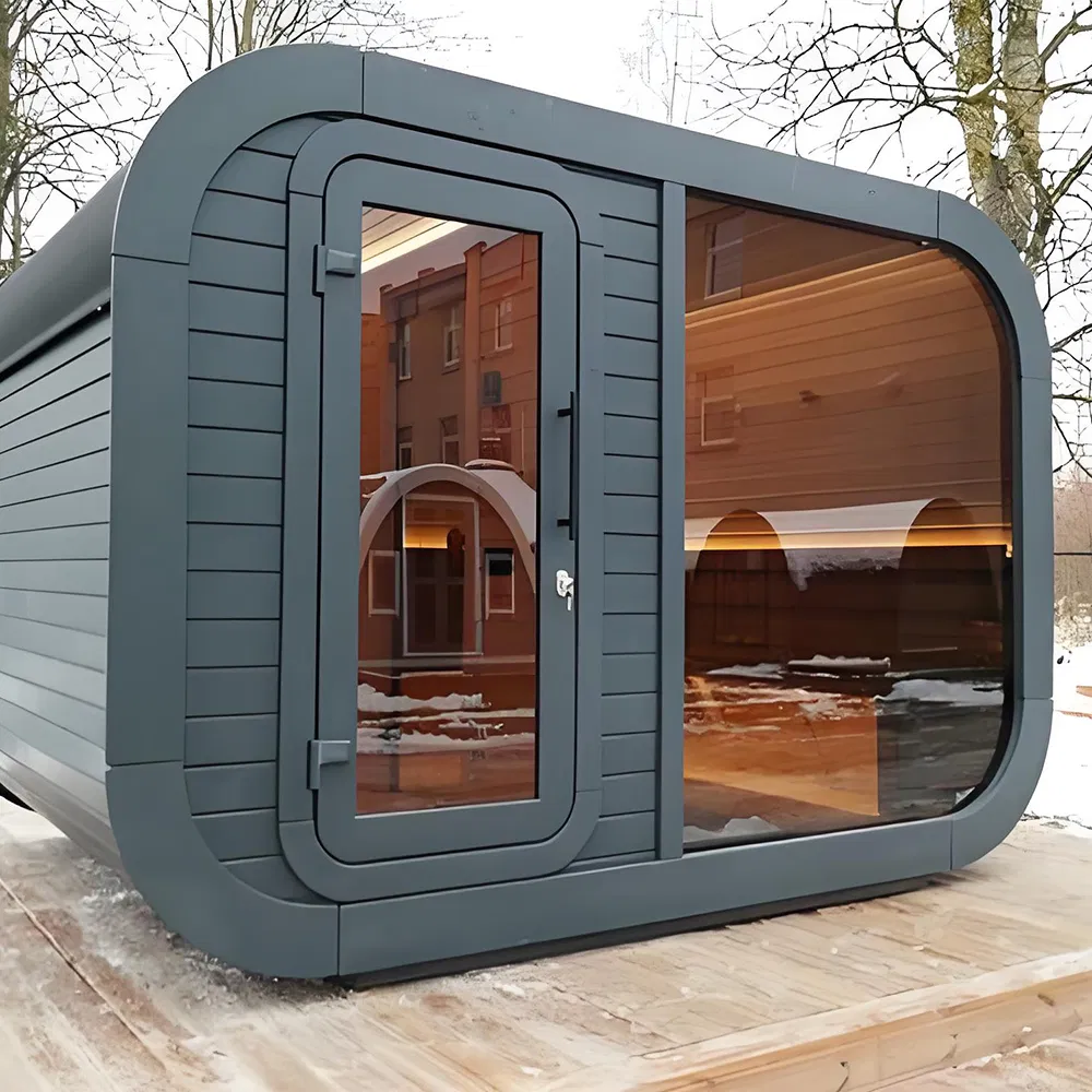 Уличная кубическая сауна для компании до 8 человек
