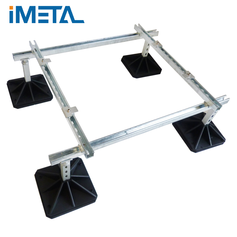 Rooftop Support Split Adjustable Air Conditioning Stand for Heat Pump