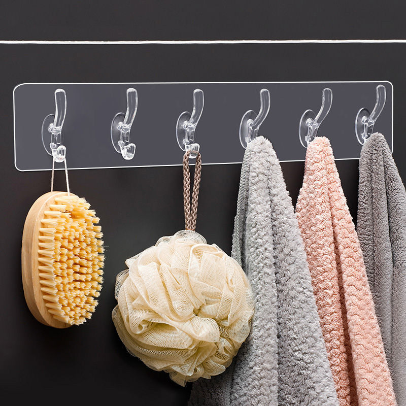 High Quality Strong Self-Adhesive Traceless Plastic Hook for Wall and Door